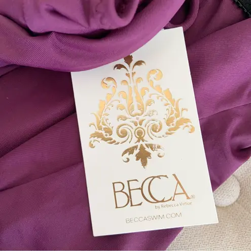 Becca by Rebecca Virtue Socialite One Piece Swimsuit Medium NWT $124 Retail