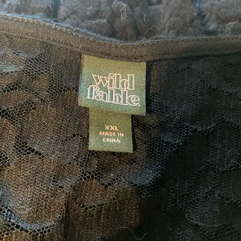 Wild Fable  black lace dress
