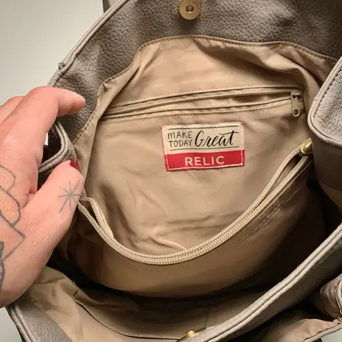 Relic Pewter Vegan Leather Bag