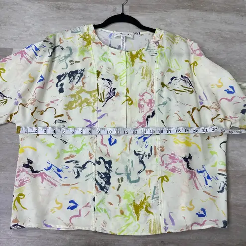 Apiece Apart Bequia Top in Brushstrokes Floral size 0 career