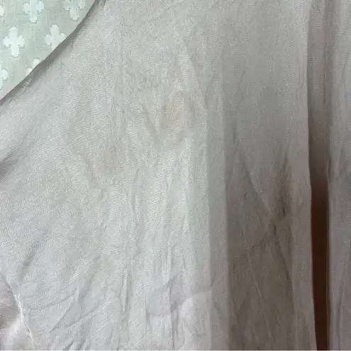 Free People  Pink White Sun Up Tie Dye Tunic Top