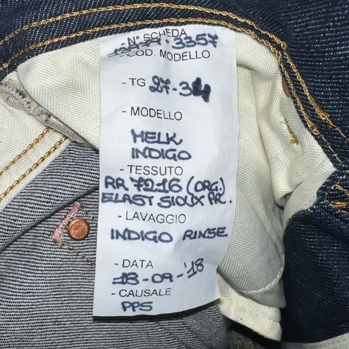 Acne Studios Acne Blue Straight Jeans Rigid Denim Size 27 Indigo Rinse