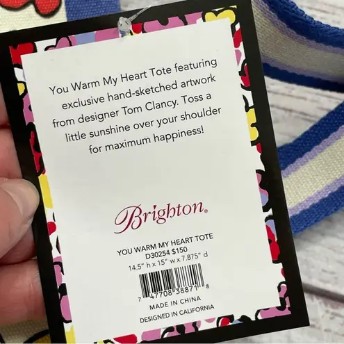 Brighton  You Warm My Heart Tote New With Tags