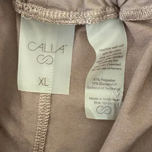 CALIA Plum Purple Woven Paperbag Shorts High