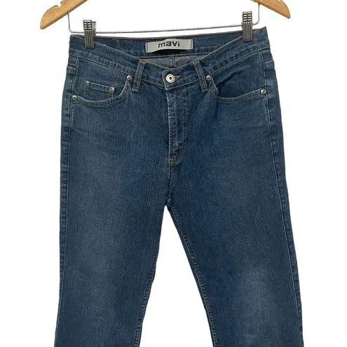 Mavi Molly Vintage 90's Flare Low Rise Button Fly Medium Wash Long Denim Jeans Size 30