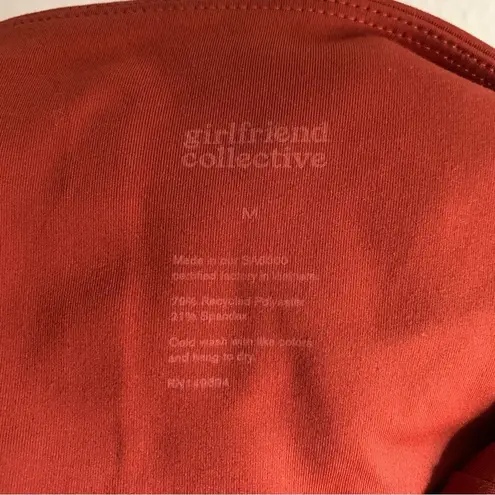 Girlfriend Collective Compressive High-Rise Full Legging Sedona Orange Sz Med