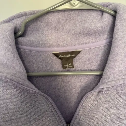 Eddie Bauer NWT  Lavender Zip-Up Sweatshirt Jacket