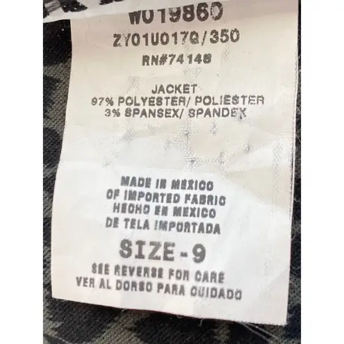 Jalate Women 2PC Animal Print Green Skirt Suit 9 Juniors Career Business Church Size undefined