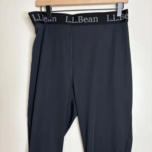 LLBean Womens Leggings Pants Black L REG Activewear Athletic Base Layer Size undefined