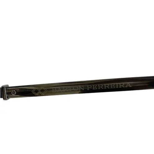 Barton Perreira Gloria Rimless Sunglasses in Tortoise, Silver, Whiskey Gradient Brown