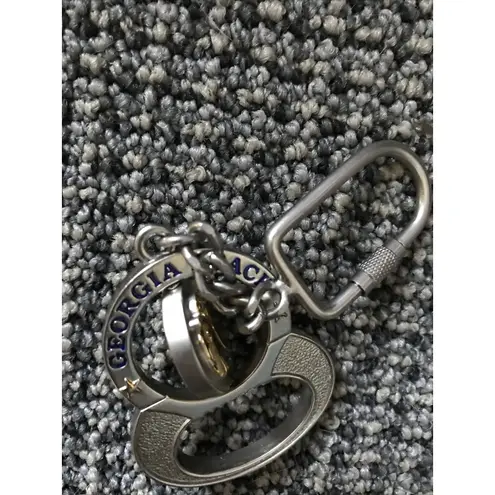 Georgia Peach Spinner Bottle Opener Keychain