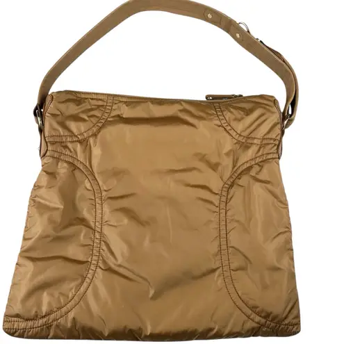 Tod’s Picolla Messenger Nylon Bag Tan