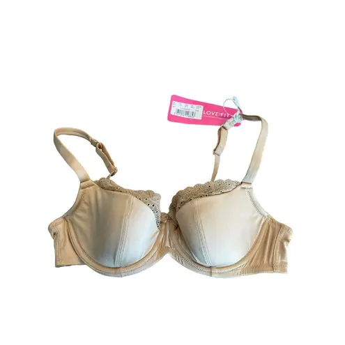 Panache Cleo Bra Size 32D Nude Juna Balconette Beige 6461 Underwire Padded