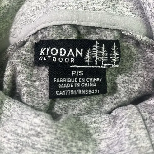Kyodan  Outdoor Long Sleeve Athletic Pull Over Sweatshirt Gray Size Small