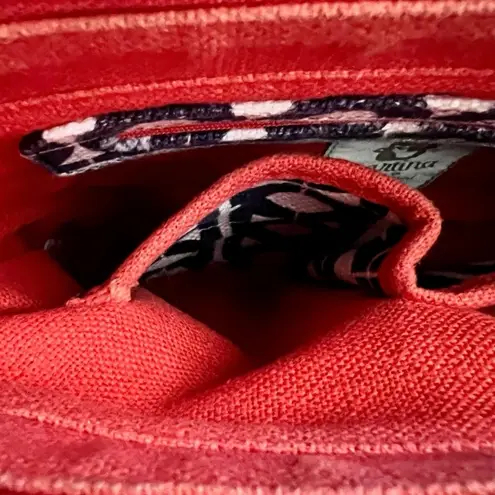 Spartina 449 Daufuskia Island Natural Linen Genuine Leather Shoulder Crossbody