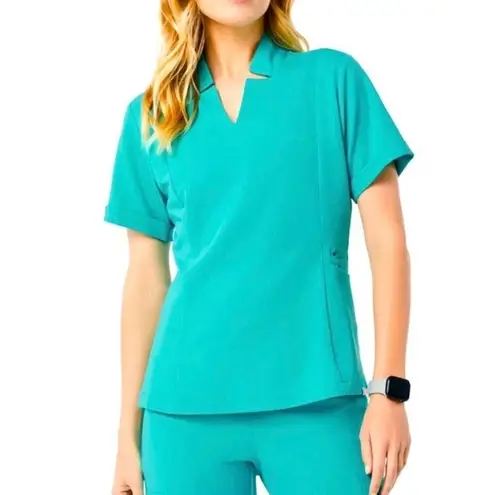 FIGS Inala Slim Top - Oasis - XS