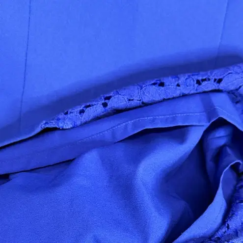 T Tahari Tahari Women’s Navy Blue Sheath Lace Dress Size 6