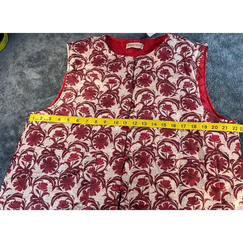 Forever 21  Floral Print Vest Size L