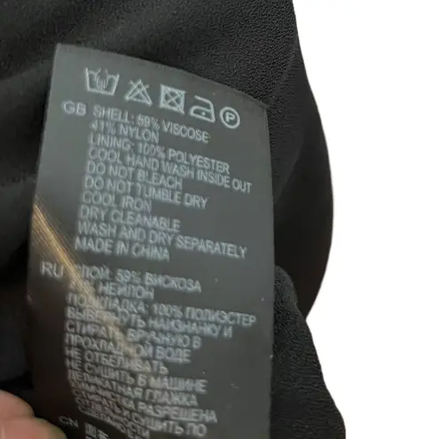 Reiss Neelam Animal Print Burnout Skirt Asymmetrical Womens Size 6