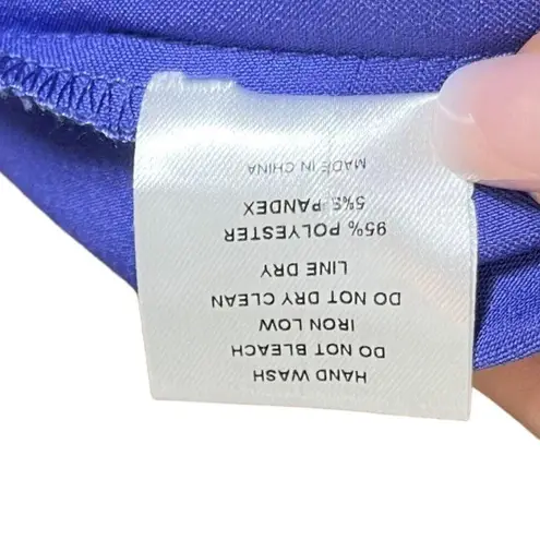 Danielle Guizio Satin Mini Skirt In Lilac Prime Side Slit Women’s Size L Flawed