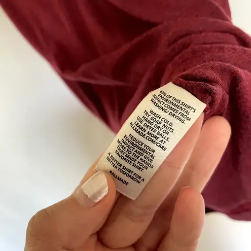 Wycliffe Bible Translators ruby red short sleeved women's shirt size small