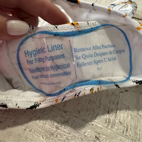 ANDIE x Demi Moore the Tropez Bikini Bottom NWT size XS White Fireworks Swimsuit