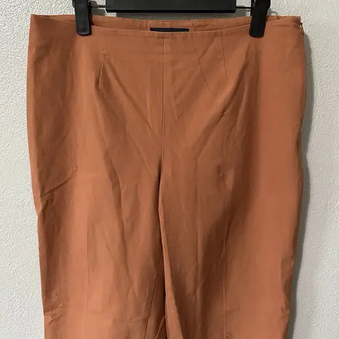 Piazza Sempione Audrey Capri Pants Size 46 US 10 Orange Trousers Career Office