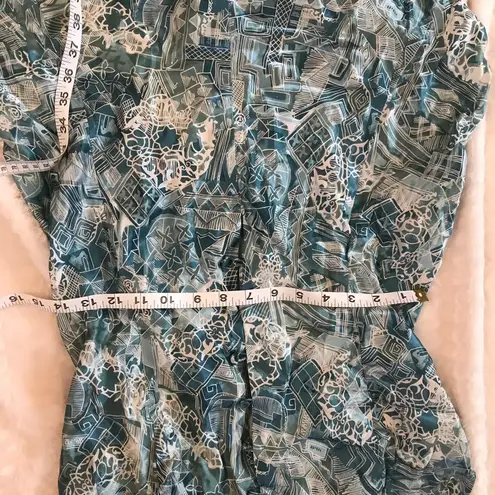 Robert Stark Blue/White Silk Teddie XL NWT