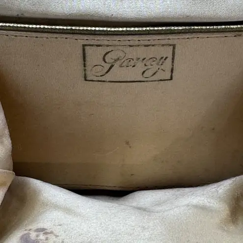 Vintage Paray Black Clasp Handbag Purse Gold Chain Bow 8.5”x6”