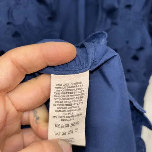 Saylor Womens Size M X FP Dahlia Dress Navy EUC