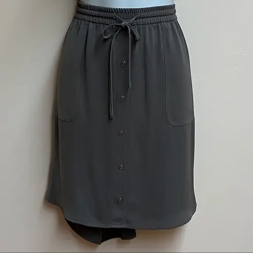 Apt. 9 Gray Hi-Lo Skirt