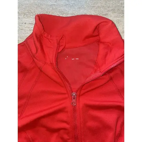 Zella  zip jacket pink/coral fitted, Vented‎ Back Activewear,stretchy, Pocket