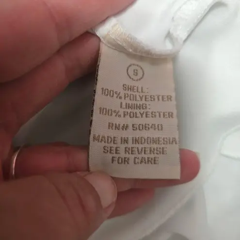 Jonathan Martin Navy Polka Dot Halter Tank Top Size Small