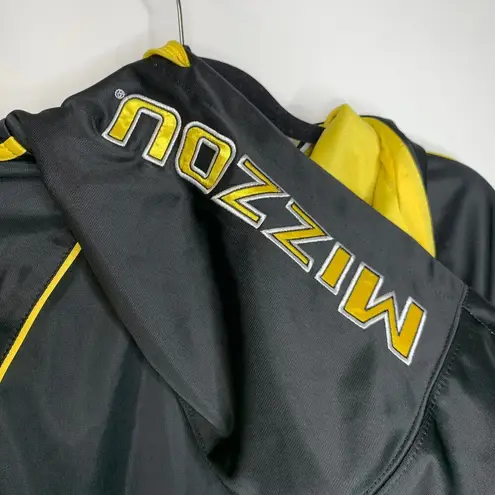Mizzou Tigers Zip Front Hoodie Sz Medium Black