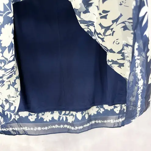 Sophie Max Womens Skirt Size Small Smocked Floral Coastal Cottage Feminine Boho