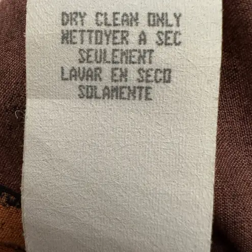 Saint Tropez West Vintage Womens‎ Maxi Dress Brown Orange Size 8 Boho Festival Earthy Indie Retro