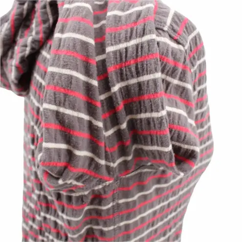 Lole Striped Hooded Pullover Long Sleeve Shirt L