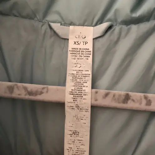 Alo Yoga Gold Rush Puffer Chalk Blue XS