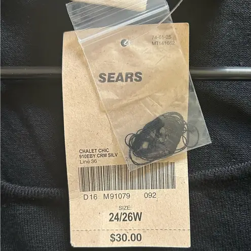 Apostrophe Black and White Boxy Tank Top vintage sears 24/26