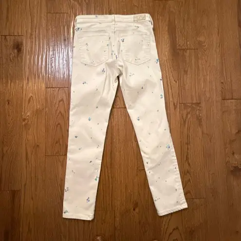Anthropologie  AG Adriano Goldshmied splattered prima crop Jean 27