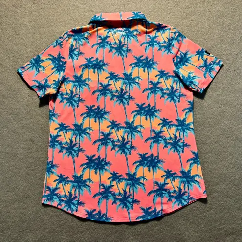 Sunday Swagger x ESPN Golf Classic Polo Shirt Women’s Medium Pink Palm Tree