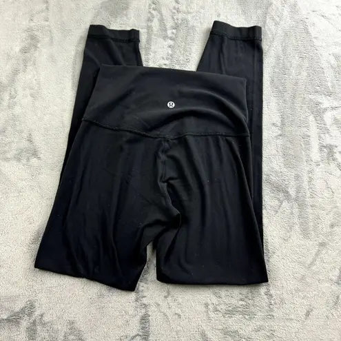 Lululemon  Womens Align Leggings Size 4 Black High Rise Ankle 25" Athleisure Soft