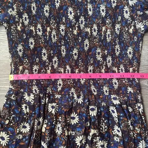 Moon River Floral smocked Dress Small