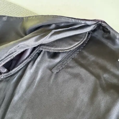 Vintage 80s 90s Steppin Out Black Velvet Cropped Bolero Jacket Size M