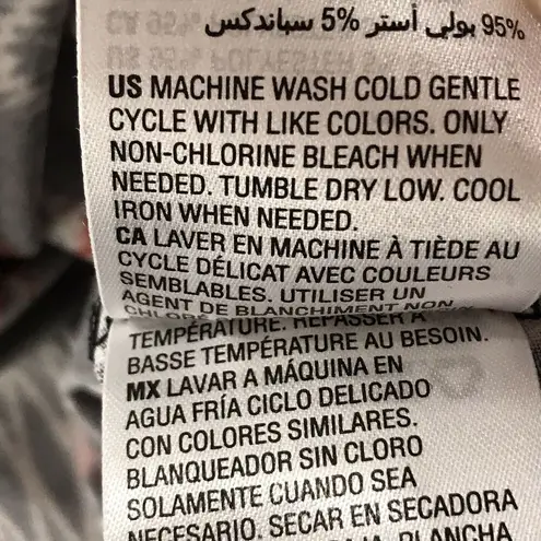 JM Collection XX-Large Midi Skirt Floral Geometric Asymmetrical Stretch Pull-On