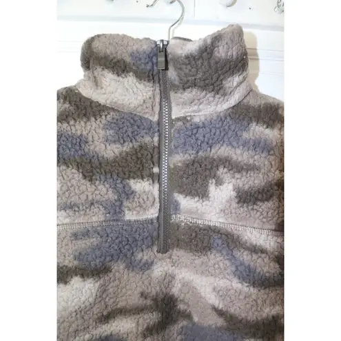 Zenana Sherpa Camo Sweater