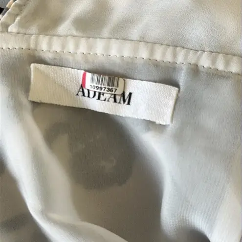 ADEAM Floral Fiesta Maxi Gown size 4 Small Gray