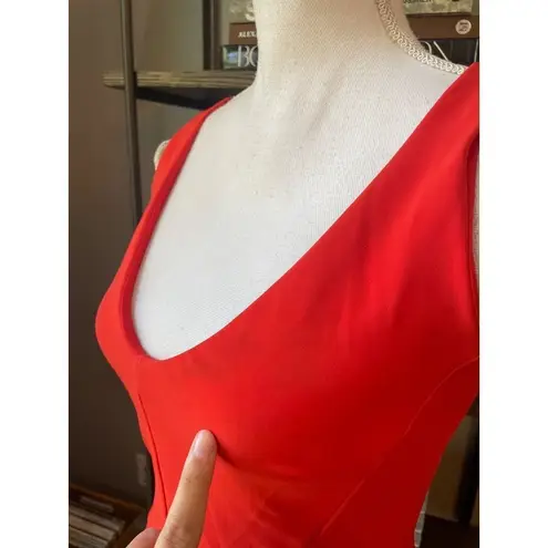 La Petite Robe di Chiara Boni Corie Dress Orange Womens Size 42 US 6