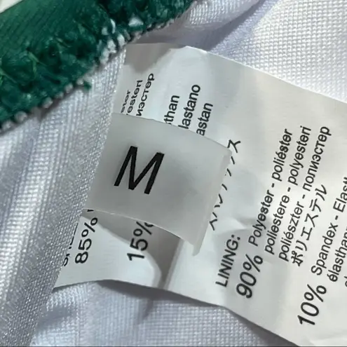 Green Polka Dotted Bikini Lace