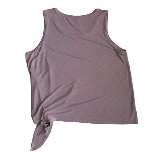 CALIA by Carrie Underwood Women’s Purple Side Tie Tank Top 1X